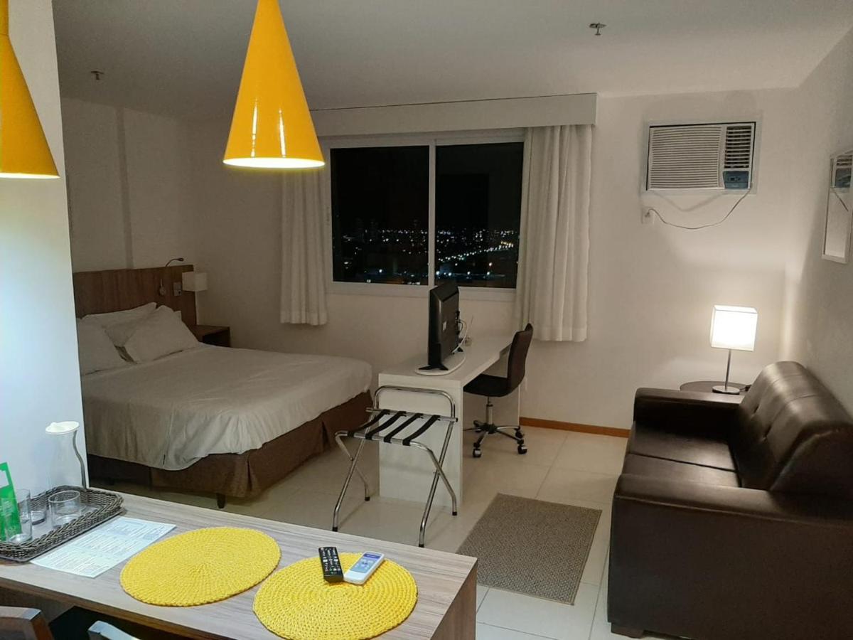 Flat Pensado Para Sua Tranquilidade E Alegria 캄푸스 두스 고이타카지스 외부 사진