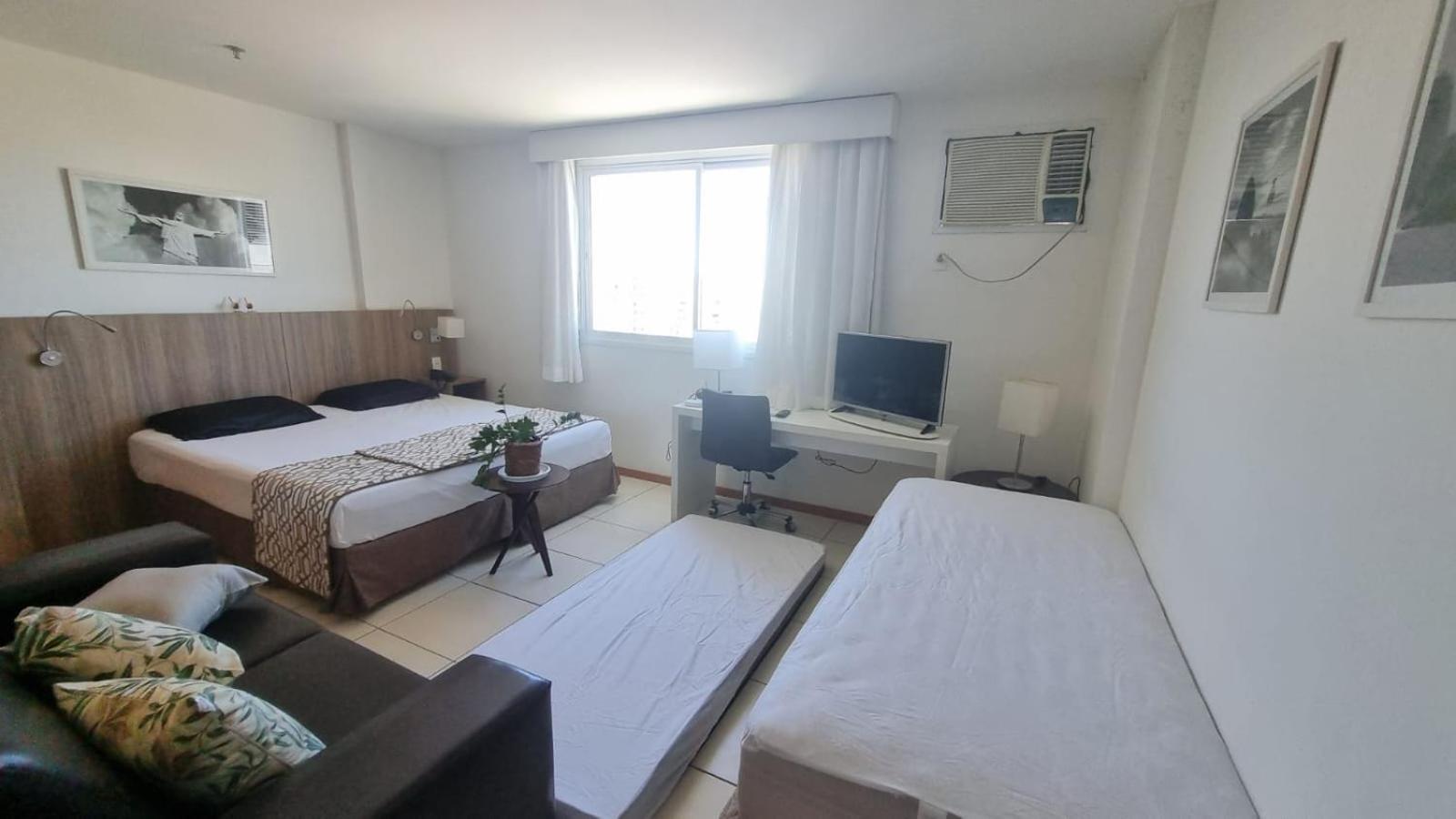 Flat Pensado Para Sua Tranquilidade E Alegria 캄푸스 두스 고이타카지스 외부 사진